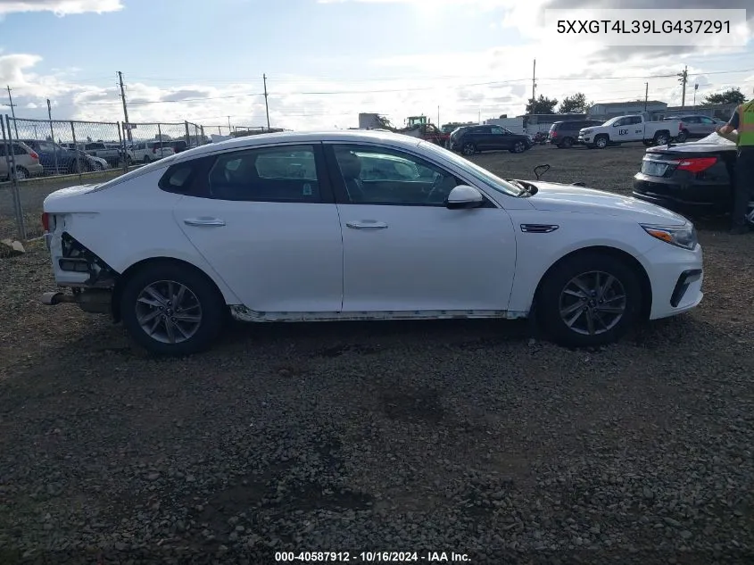 2020 Kia Optima Lx VIN: 5XXGT4L39LG437291 Lot: 40587912