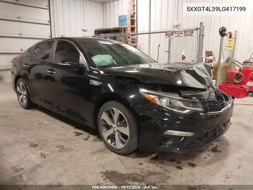 2020 Kia Optima S VIN: 5XXGT4L39LG417199 Lot: 40610460