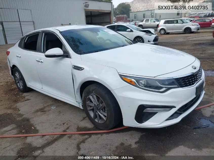 2020 Kia Optima Lx VIN: 5XXGT4L39LG402735 Lot: 40611459