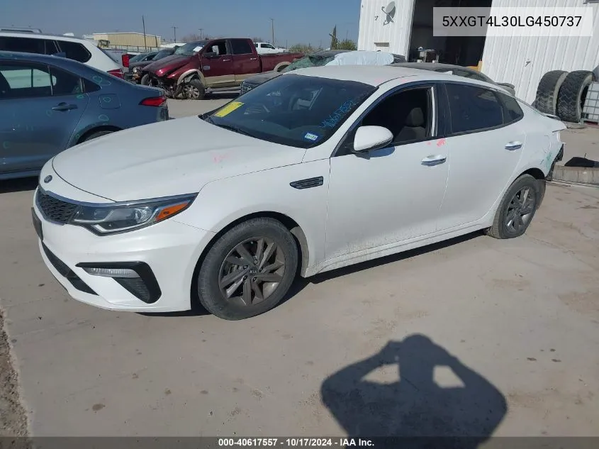 5XXGT4L30LG450737 2020 Kia Optima Lx