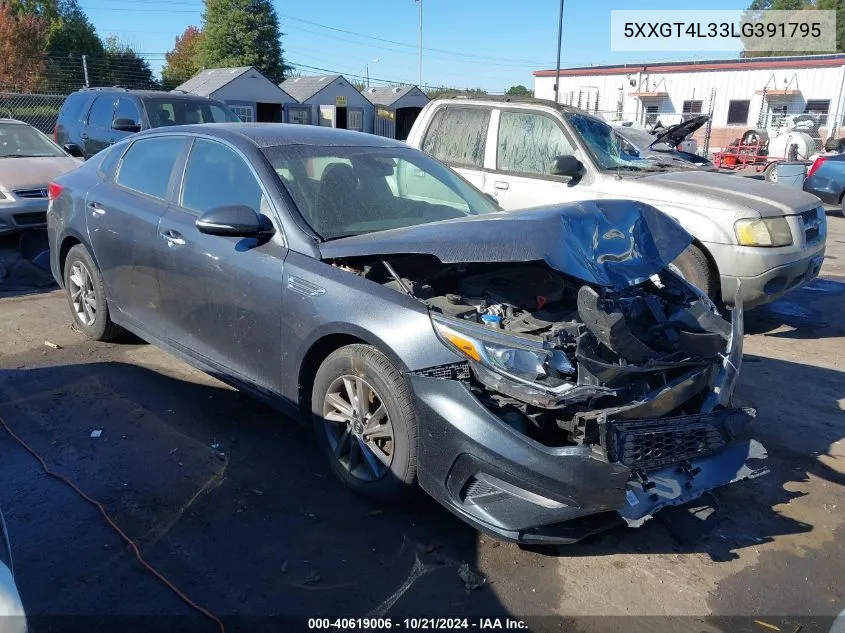 5XXGT4L33LG391795 2020 Kia Optima Lx