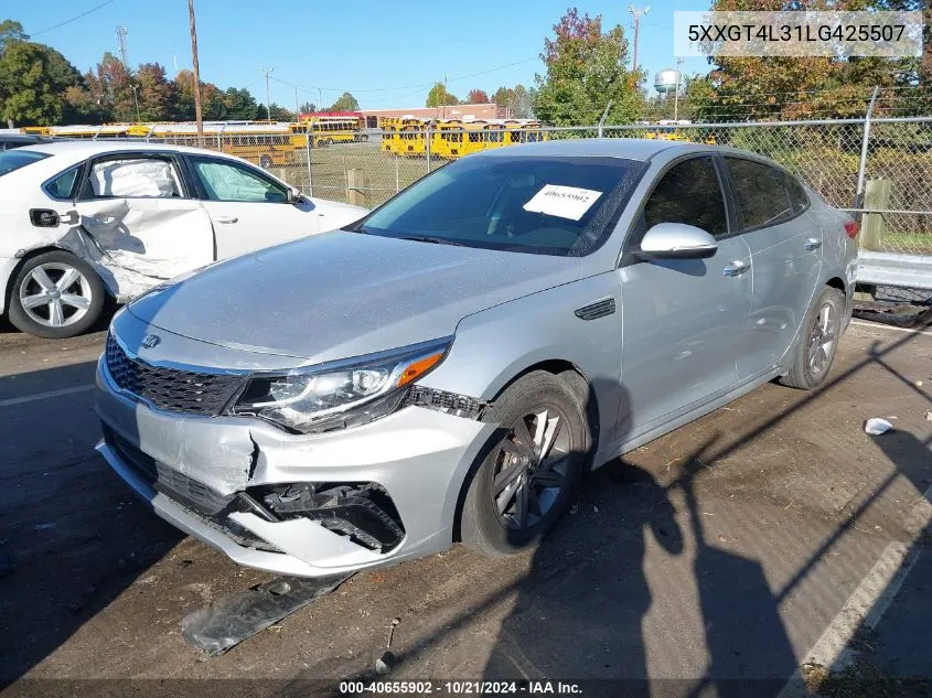 2020 Kia Optima Lx VIN: 5XXGT4L31LG425507 Lot: 40655902