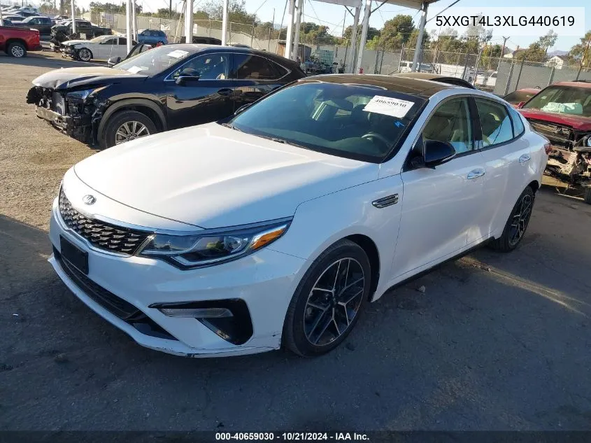 2020 Kia Optima Se VIN: 5XXGT4L3XLG440619 Lot: 40659030