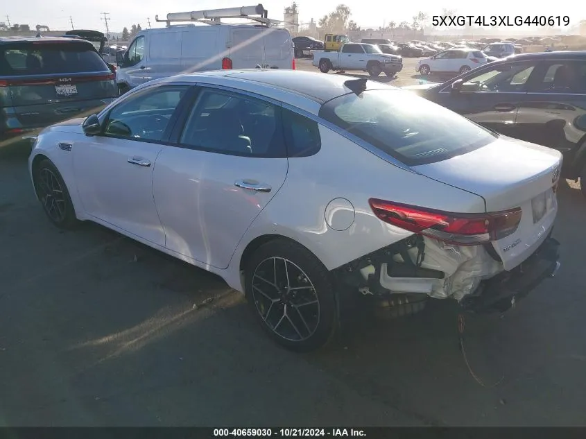 2020 Kia Optima Se VIN: 5XXGT4L3XLG440619 Lot: 40659030