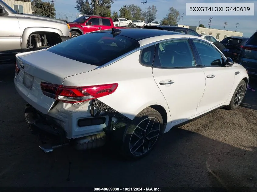 2020 Kia Optima Se VIN: 5XXGT4L3XLG440619 Lot: 40659030