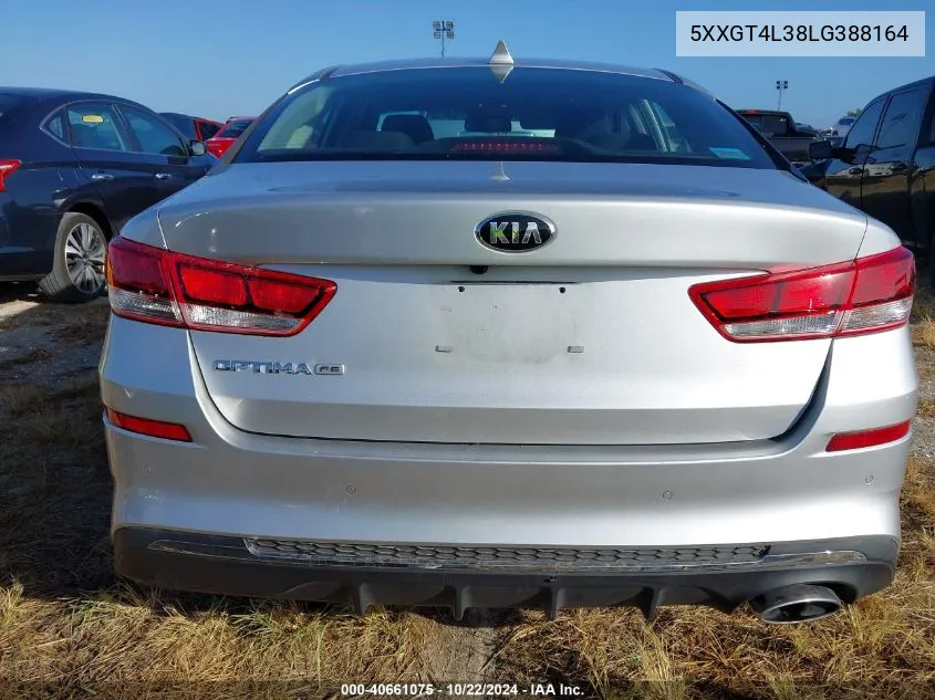 2020 Kia Optima Lx VIN: 5XXGT4L38LG388164 Lot: 40661075