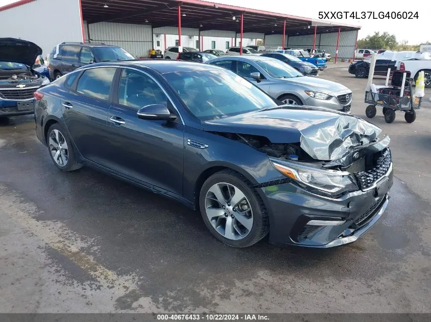 2020 Kia Optima S VIN: 5XXGT4L37LG406024 Lot: 40676433