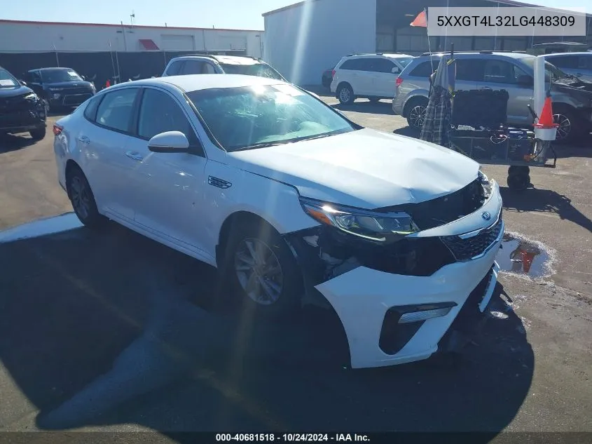 2020 Kia Optima Lx VIN: 5XXGT4L32LG448309 Lot: 40681518