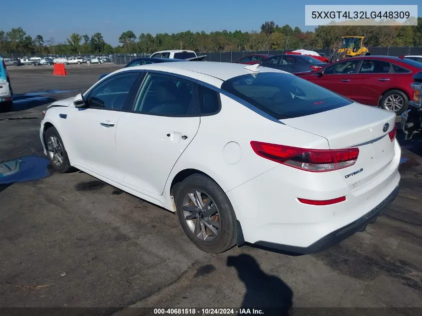 2020 Kia Optima Lx VIN: 5XXGT4L32LG448309 Lot: 40681518