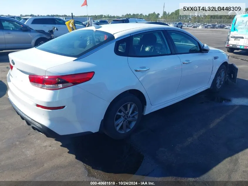 2020 Kia Optima Lx VIN: 5XXGT4L32LG448309 Lot: 40681518