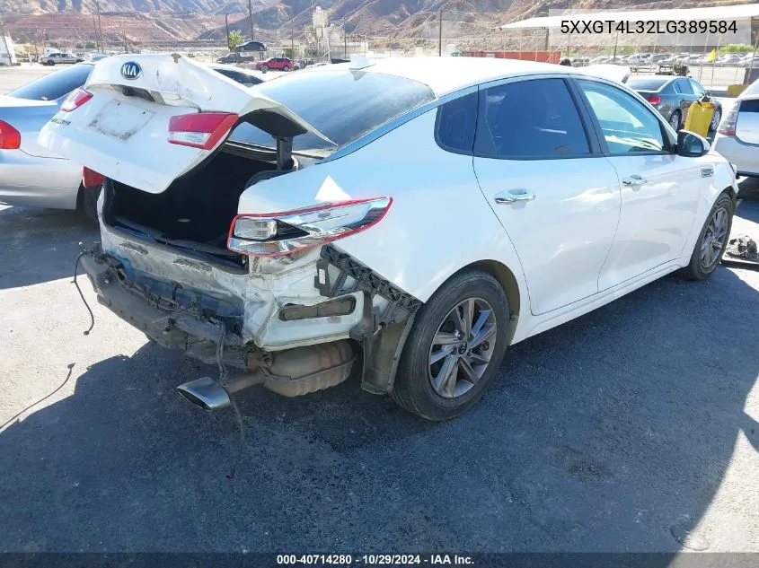 5XXGT4L32LG389584 2020 Kia Optima Lx