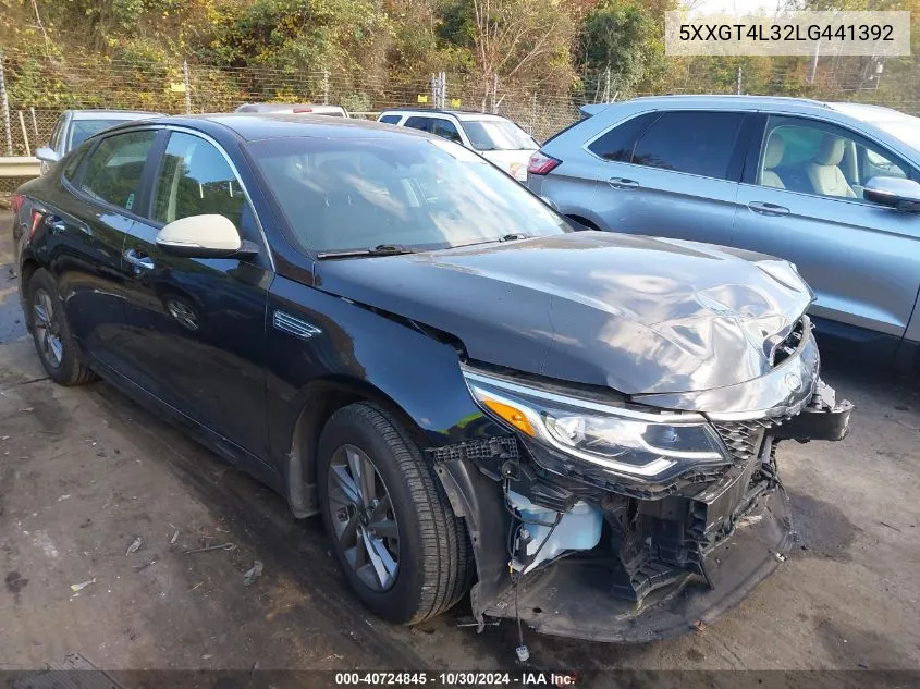 2020 Kia Optima Lx VIN: 5XXGT4L32LG441392 Lot: 40724845