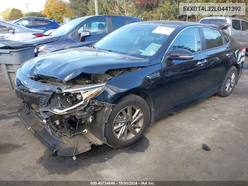 2020 Kia Optima Lx VIN: 5XXGT4L32LG441392 Lot: 40724845