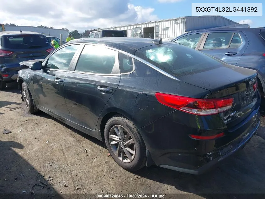 2020 Kia Optima Lx VIN: 5XXGT4L32LG441392 Lot: 40724845