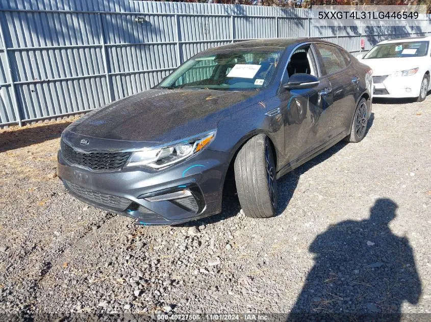 2020 Kia Optima Se VIN: 5XXGT4L31LG446549 Lot: 40727506