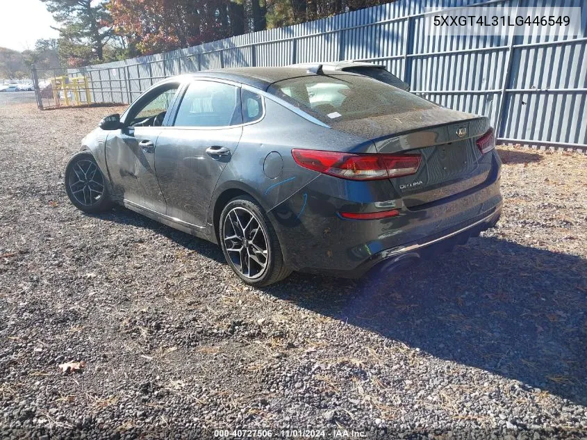 2020 Kia Optima Se VIN: 5XXGT4L31LG446549 Lot: 40727506