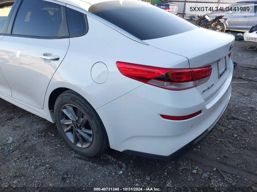 2020 Kia Optima Lx VIN: 5XXGT4L34LG441989 Lot: 40731348