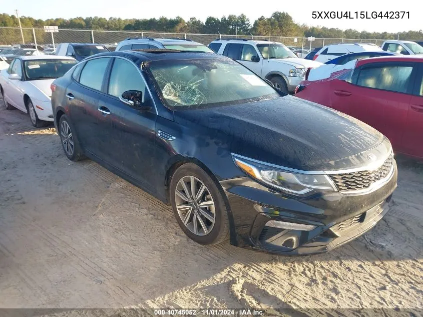 2020 Kia Optima Ex Premium VIN: 5XXGU4L15LG442371 Lot: 40745052