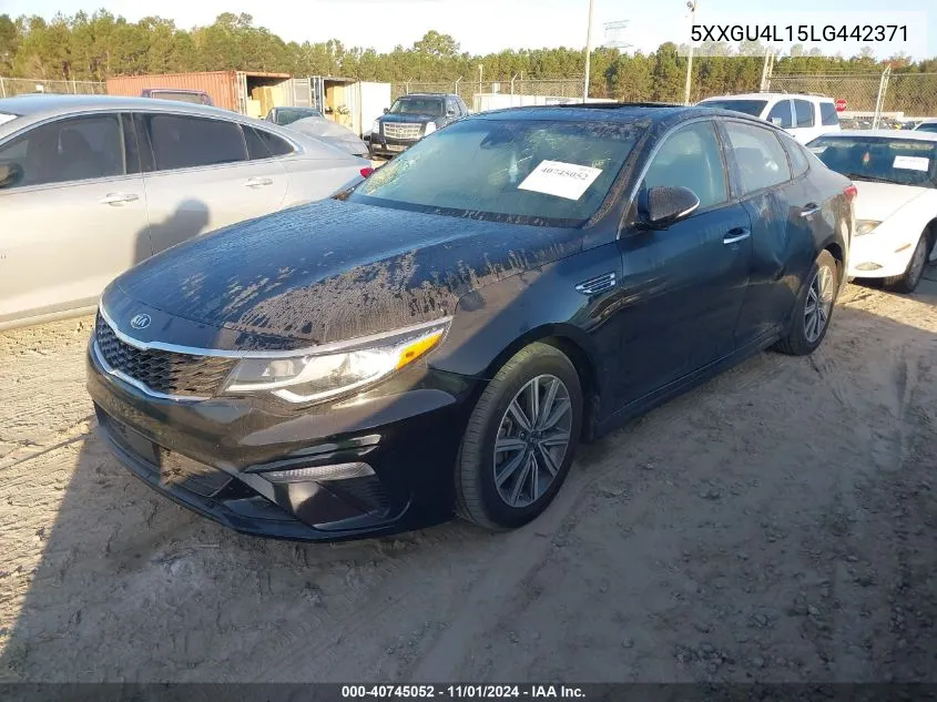 2020 Kia Optima Ex Premium VIN: 5XXGU4L15LG442371 Lot: 40745052