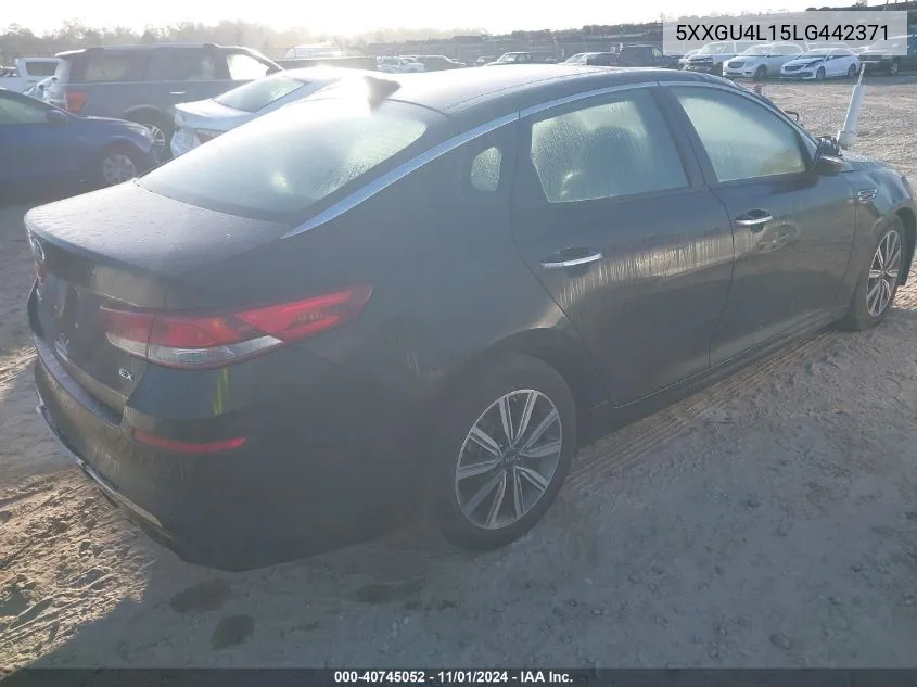 2020 Kia Optima Ex Premium VIN: 5XXGU4L15LG442371 Lot: 40745052