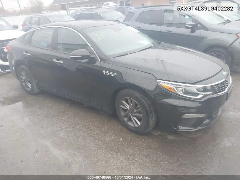 2020 Kia Optima Lx VIN: 5XXGT4L39LG402282 Lot: 40748568