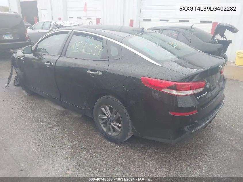 2020 Kia Optima Lx VIN: 5XXGT4L39LG402282 Lot: 40748568