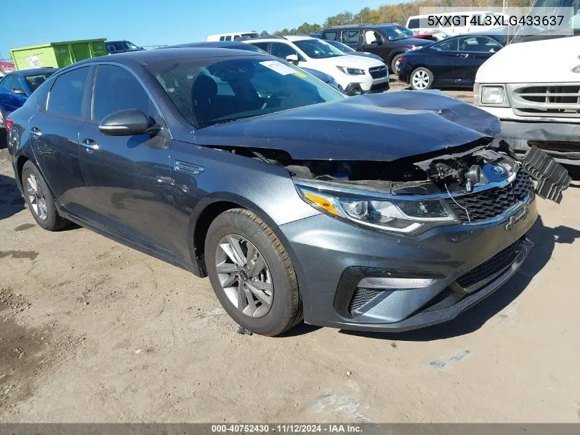 2020 Kia Optima Lx VIN: 5XXGT4L3XLG433637 Lot: 40752430