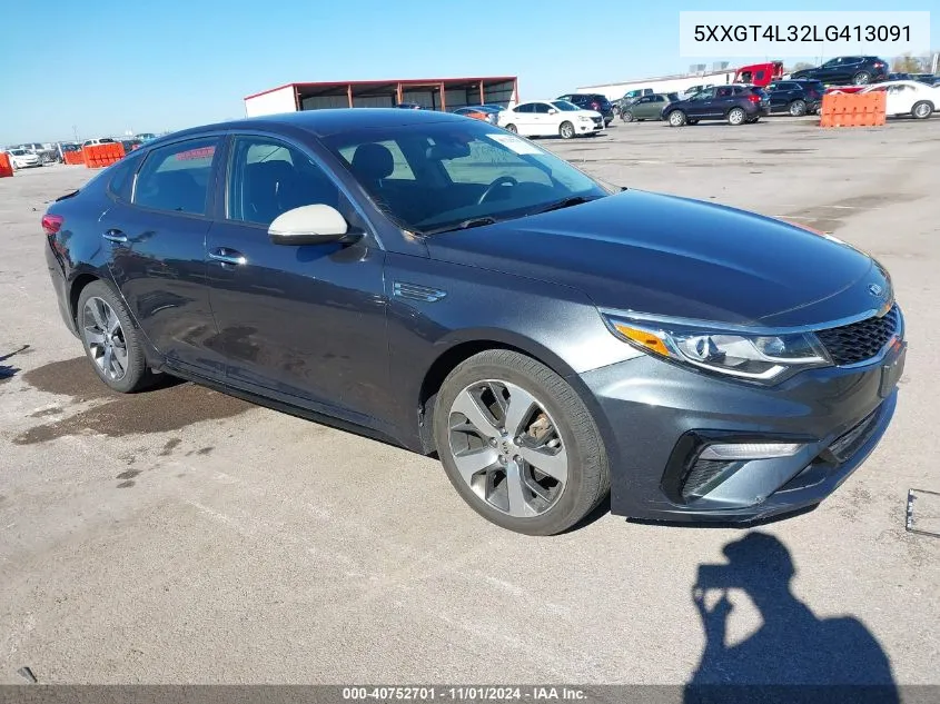 2020 Kia Optima S VIN: 5XXGT4L32LG413091 Lot: 40752701