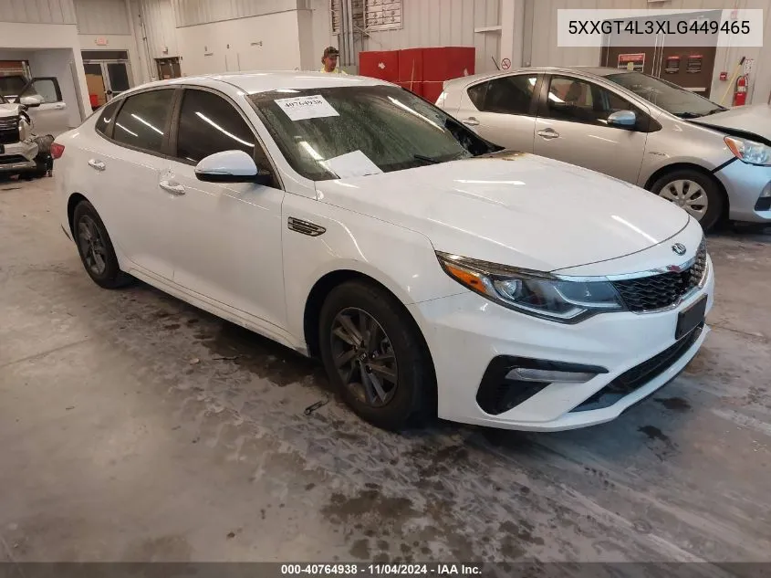 2020 Kia Optima Lx VIN: 5XXGT4L3XLG449465 Lot: 40764938