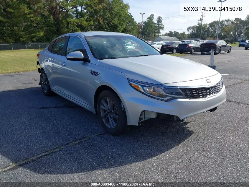 2020 Kia Optima Lx VIN: 5XXGT4L39LG415078 Lot: 40803468