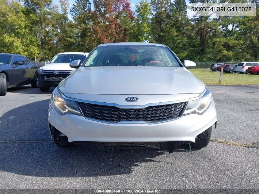 2020 Kia Optima Lx VIN: 5XXGT4L39LG415078 Lot: 40803468