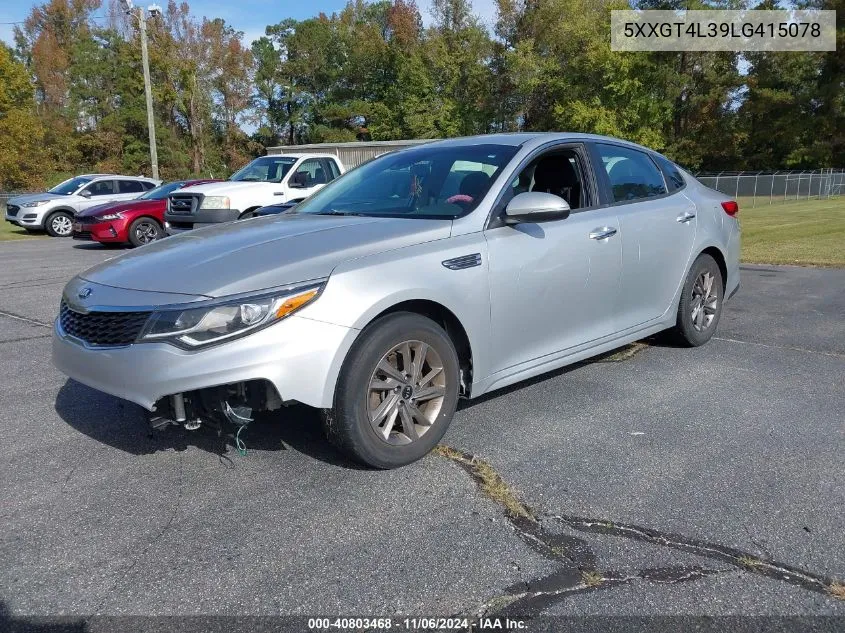 2020 Kia Optima Lx VIN: 5XXGT4L39LG415078 Lot: 40803468