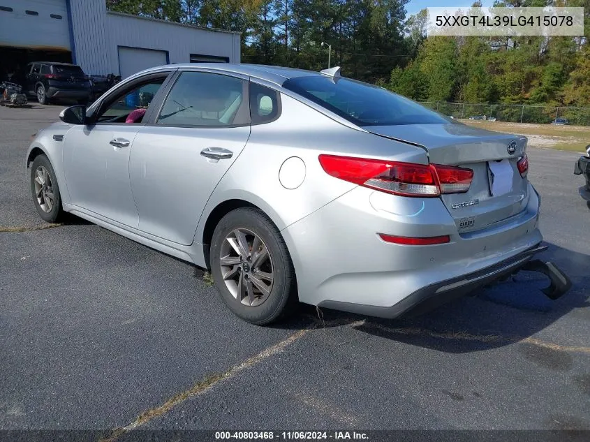 2020 Kia Optima Lx VIN: 5XXGT4L39LG415078 Lot: 40803468