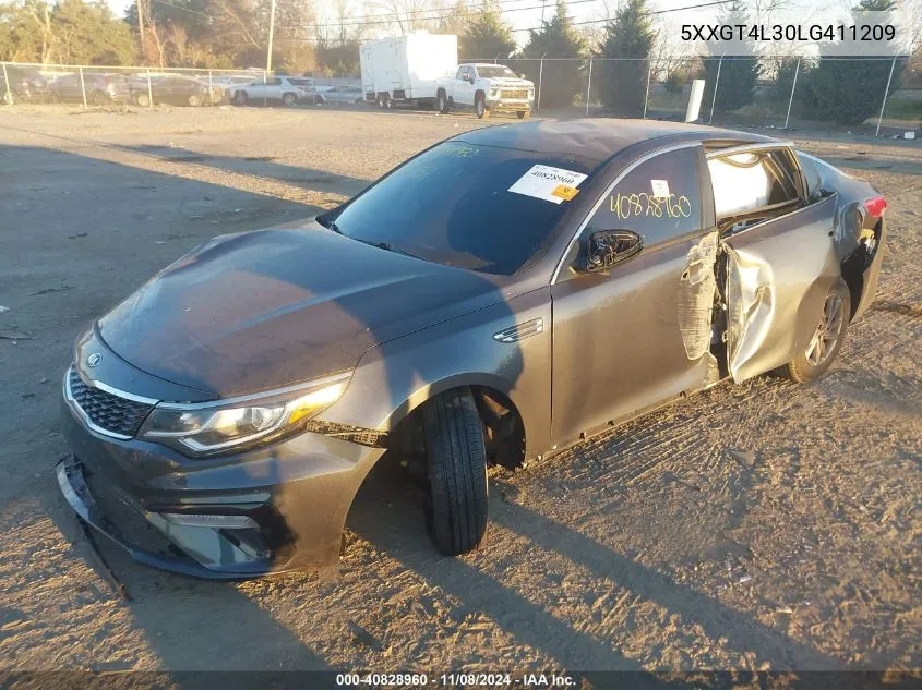 2020 Kia Optima Lx VIN: 5XXGT4L30LG411209 Lot: 40828960