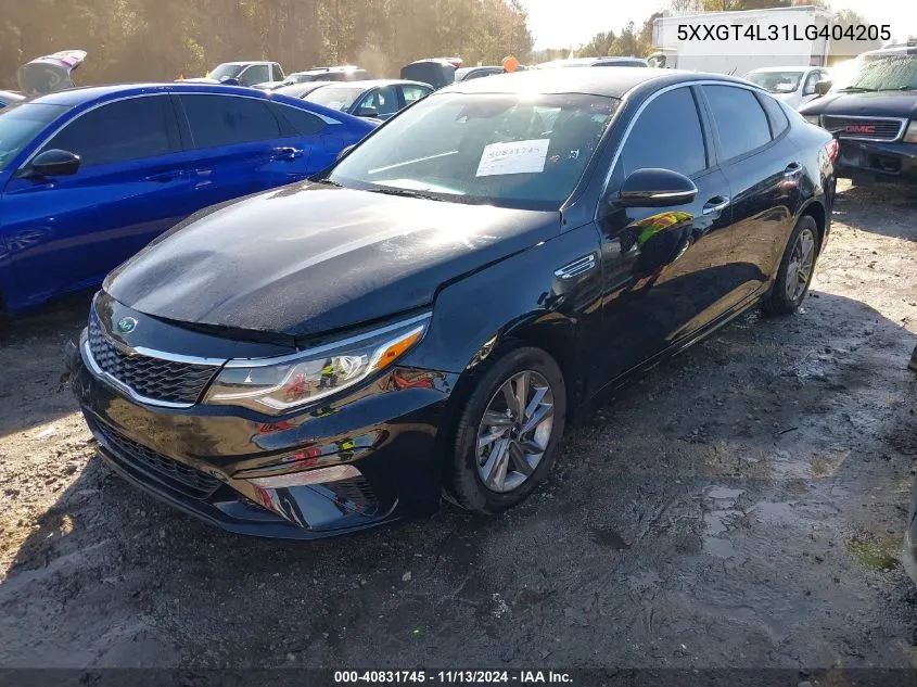 5XXGT4L31LG404205 2020 Kia Optima Lx