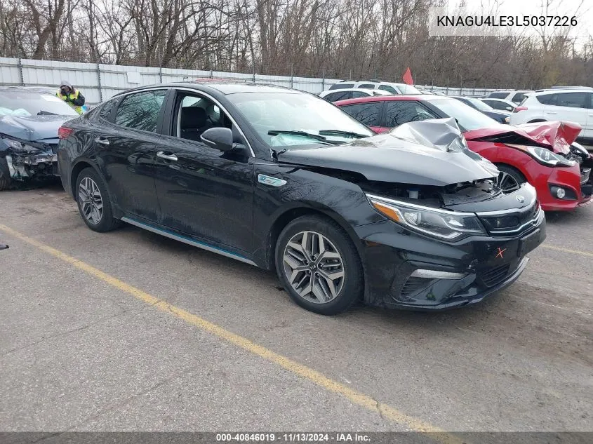 2020 Kia Optima Hybrid Ex VIN: KNAGU4LE3L5037226 Lot: 40846019