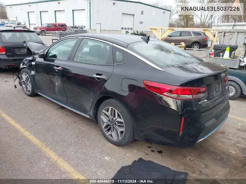 2020 Kia Optima Hybrid Ex VIN: KNAGU4LE3L5037226 Lot: 40846019