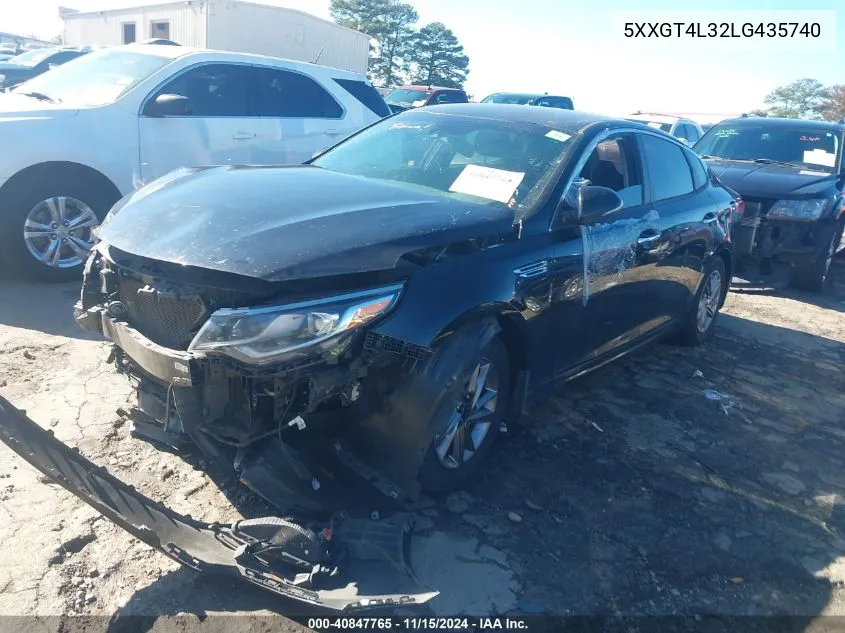 5XXGT4L32LG435740 2020 Kia Optima Lx