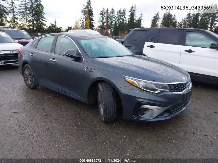 2020 Kia Optima Lx VIN: 5XXGT4L35LG439569 Lot: 40862072