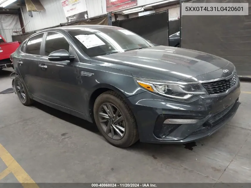 2020 Kia Optima Lx VIN: 5XXGT4L31LG420601 Lot: 40868024