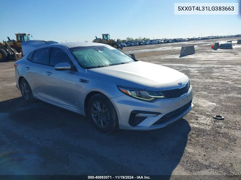 2020 Kia Optima Lx VIN: 5XXGT4L31LG383663 Lot: 40893071