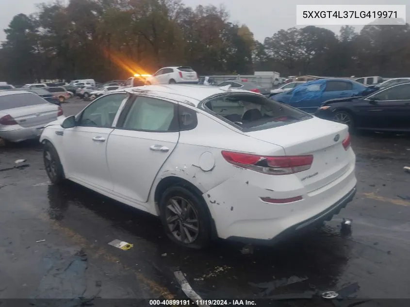 2020 Kia Optima Lx VIN: 5XXGT4L37LG419971 Lot: 40899191