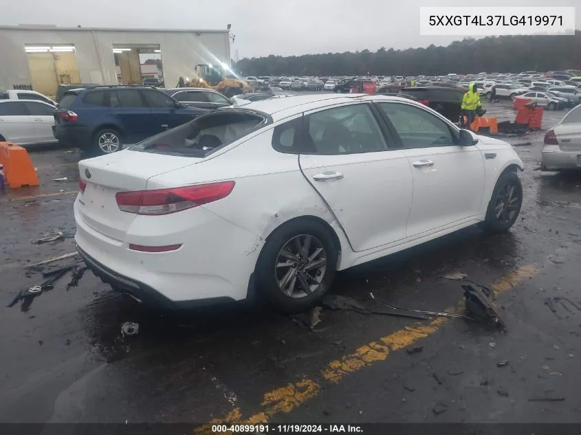 2020 Kia Optima Lx VIN: 5XXGT4L37LG419971 Lot: 40899191