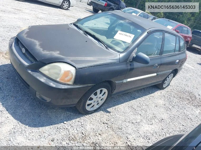 KNADC165636145303 2003 Kia Rio Cinco