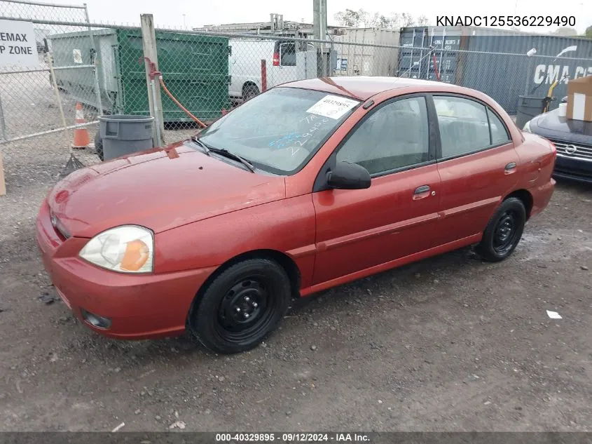 KNADC125536229490 2003 Kia Rio