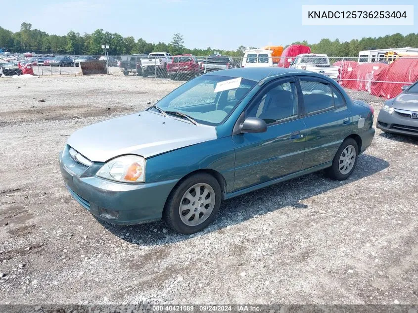 KNADC125736253404 2003 Kia Rio