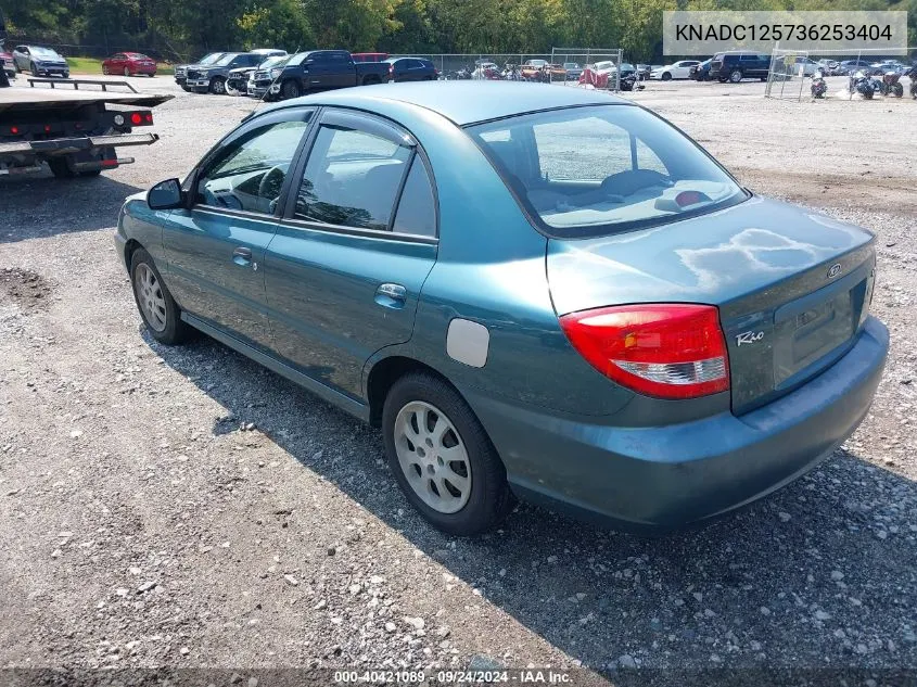 KNADC125736253404 2003 Kia Rio