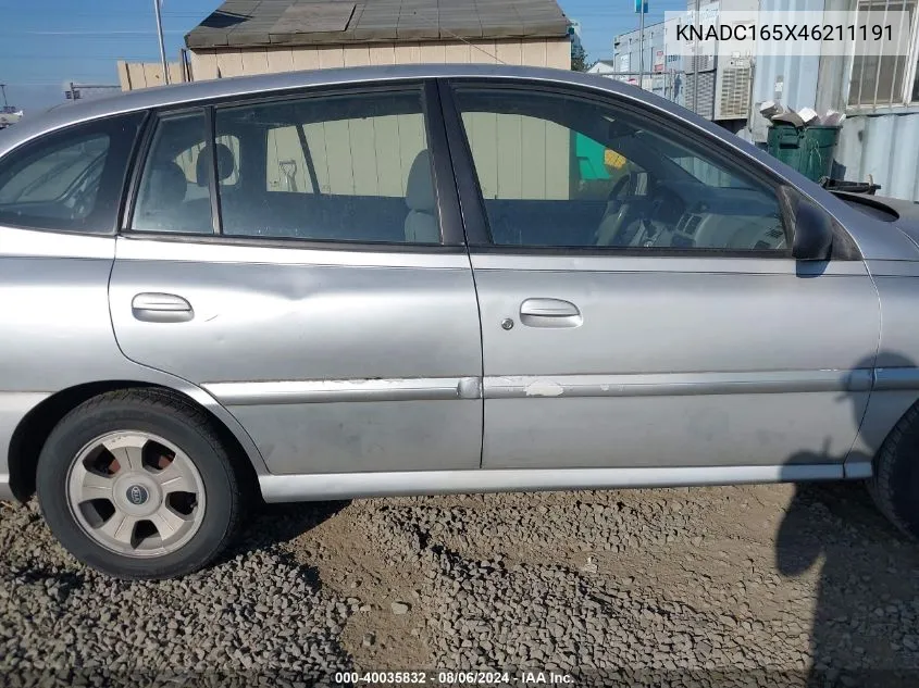 KNADC165X46211191 2004 Kia Rio Cinco