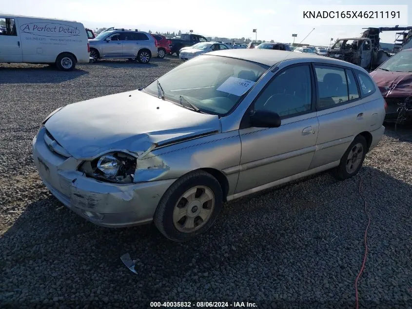 KNADC165X46211191 2004 Kia Rio Cinco