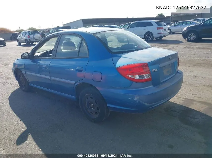 KNADC125446327637 2004 Kia Rio